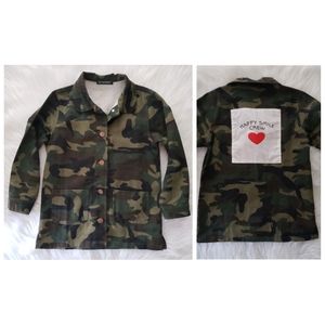 Girls Camo Jacket
